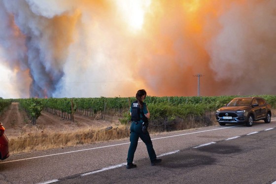 France and Spain Wildfires: A Visual Overview