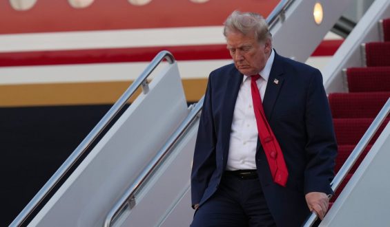 President Trump’s New Air Force One Color Scheme Unveiled During Michigan Visit