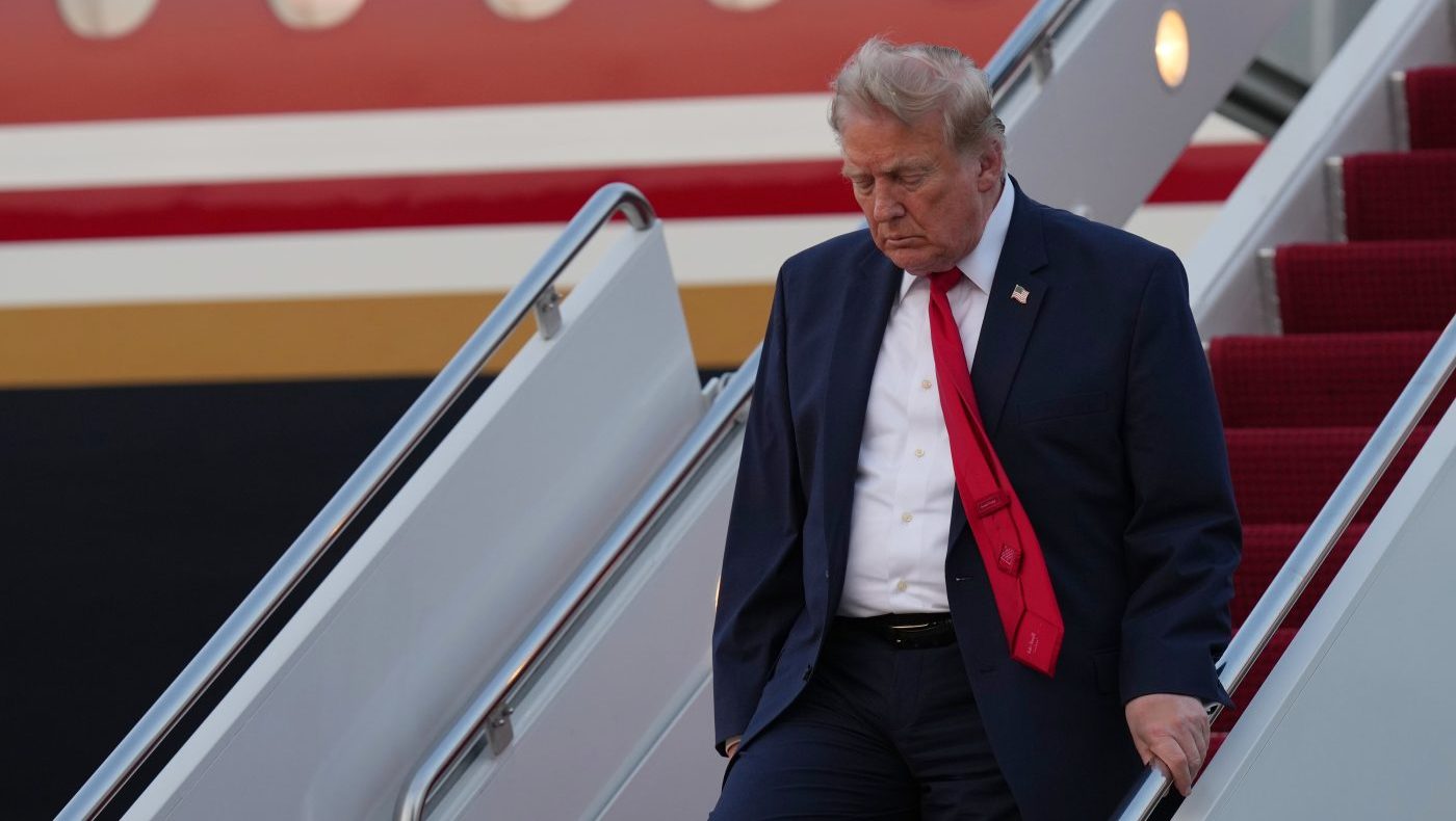 President Trump’s New Air Force One Color Scheme Unveiled During Michigan Visit