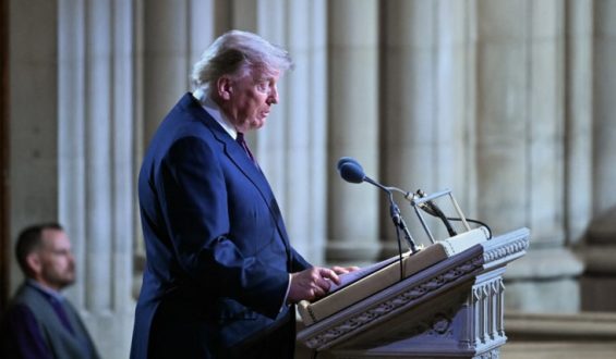 Trump Pays Tribute to Sen. Lindsey Graham During Event