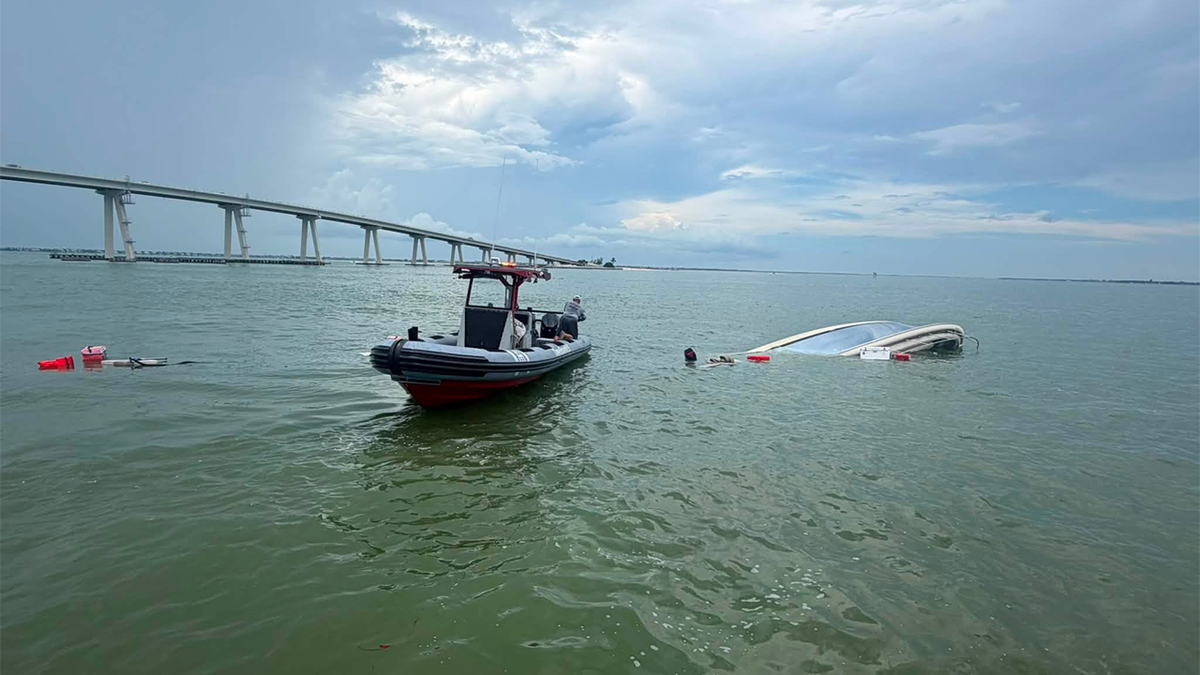 Coast Guard Rescue Near Sanibel Causeway