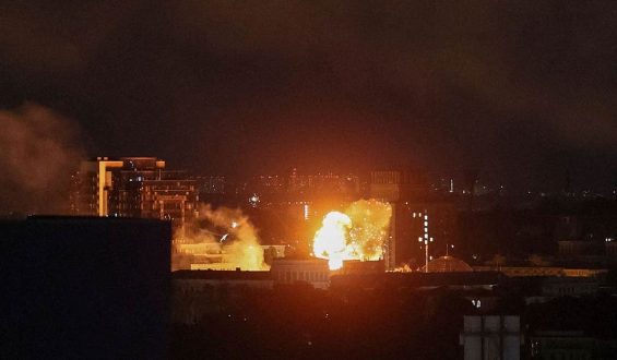 Ballistic Missile Attack on Kyiv by Russia