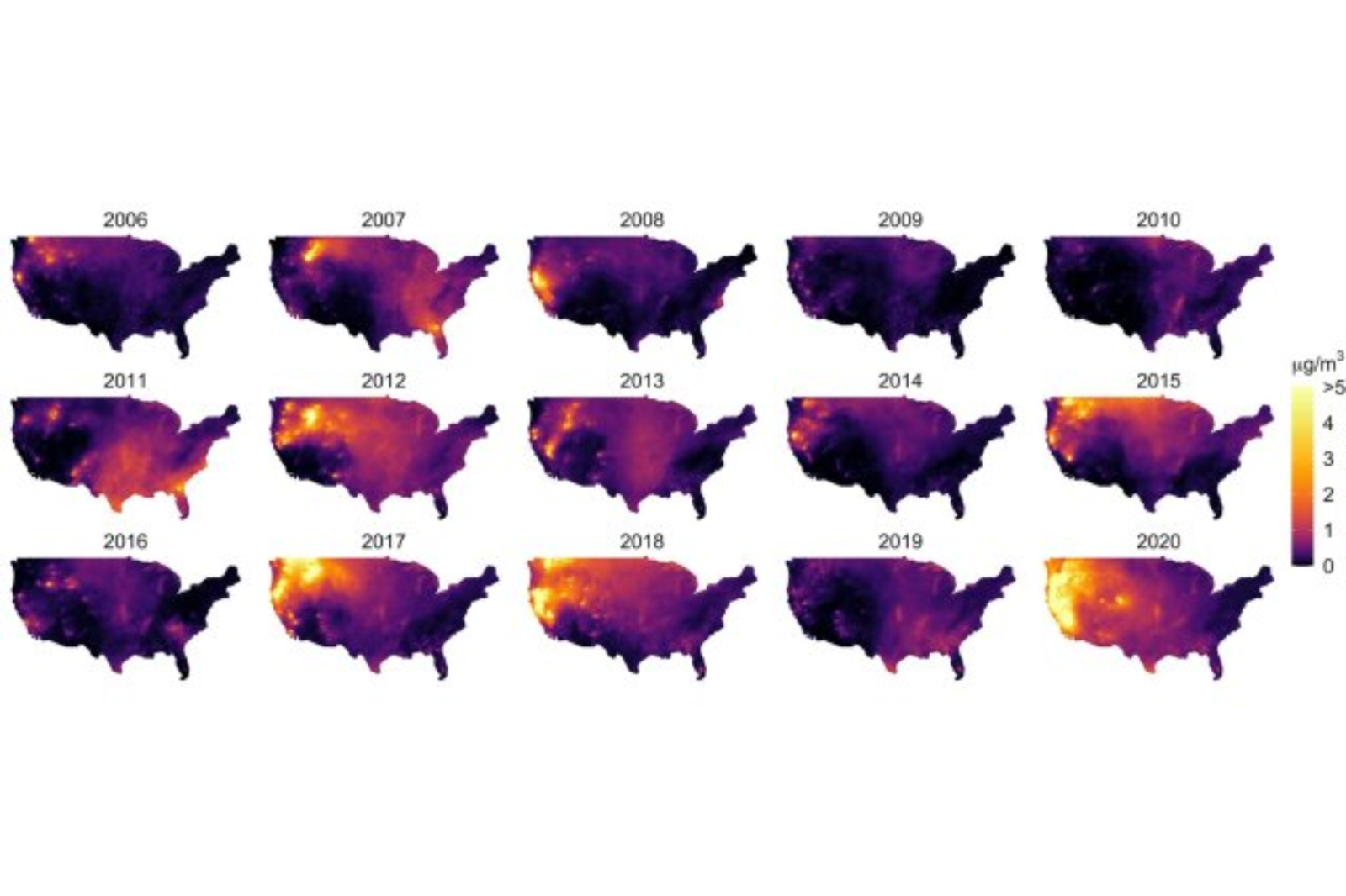 How Wildfire Smoke and Summer Ozone Create Health Concerns in the U.S.