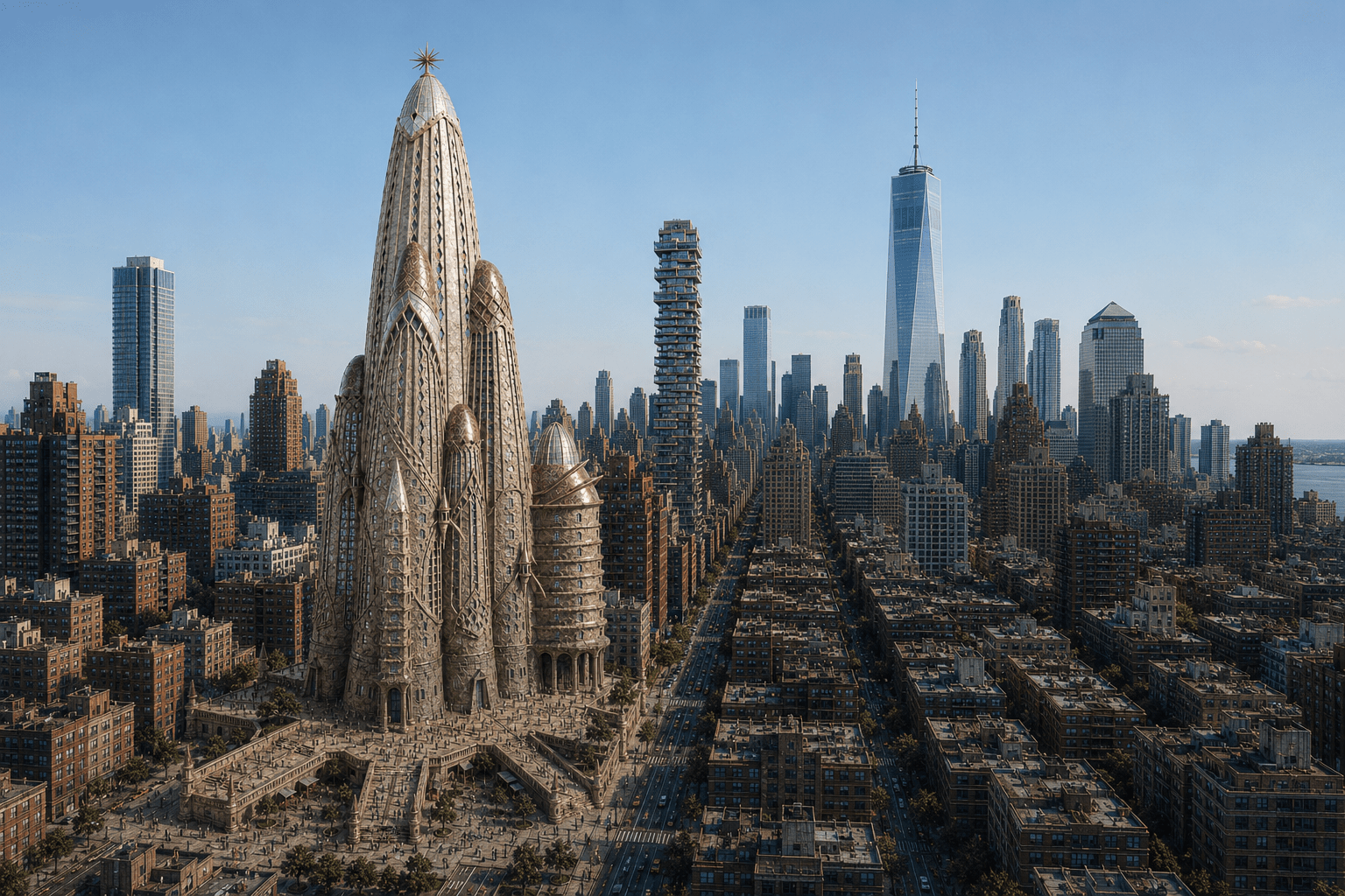 Reviving Antoni Gaudí’s Envisioned New York Skyscraper