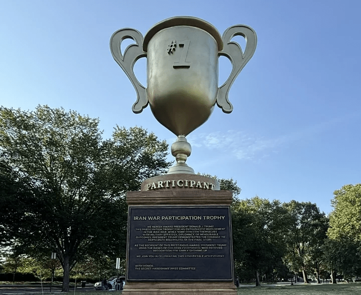Controversial Trophy Installation on National Mall Reflects U.S.-Iran Tensions