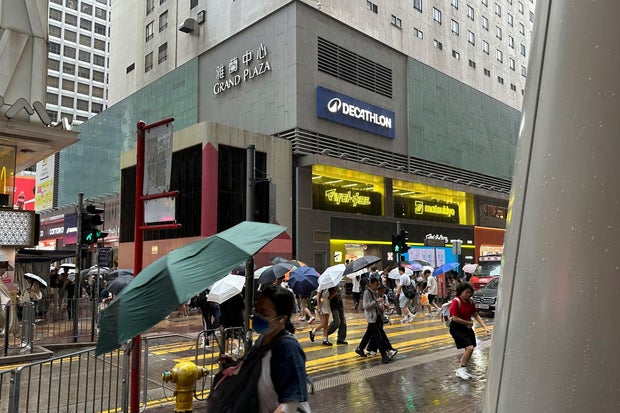 Typhoon Noul Impacts Southern China With High Winds and Rain