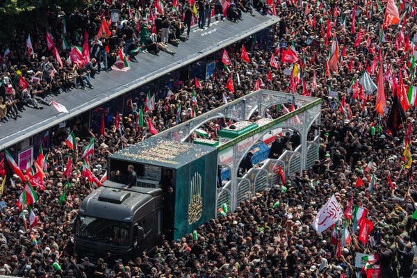 Mourning Ceremonies for Iranian Supreme Leader Draw Millions