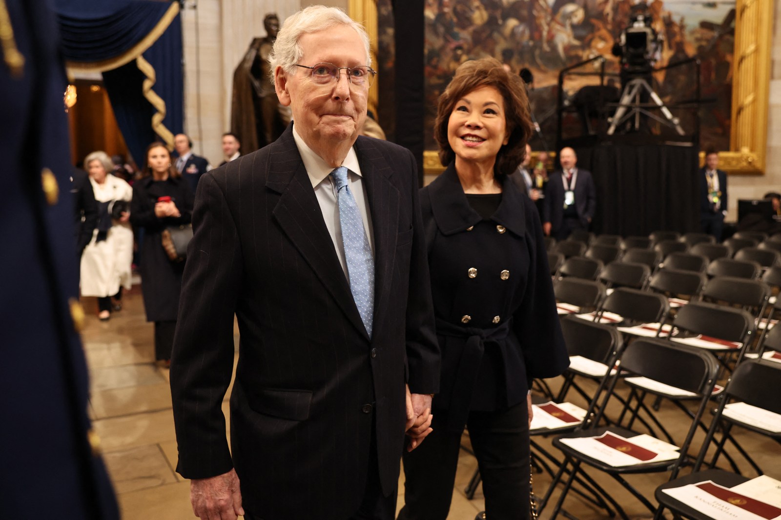 Elaine Chao’s Return to the US Amid Mitch McConnell’s Hospitalization