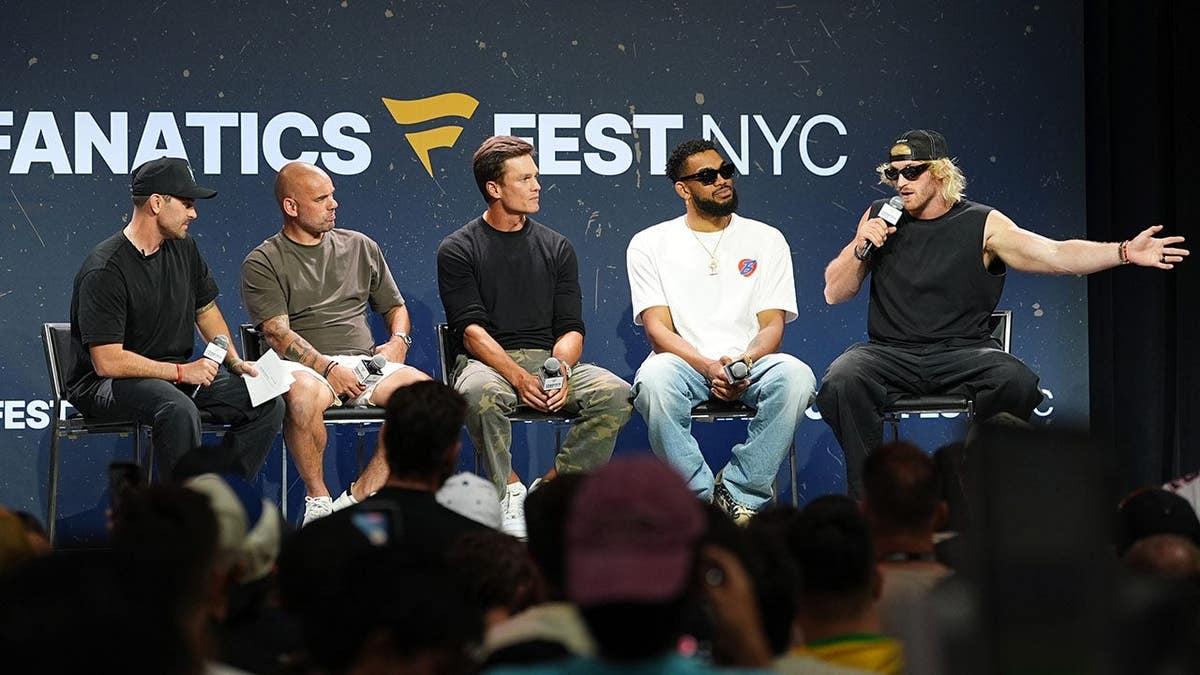 Tom Brady and Logan Paul Clash at Fanatics Fest