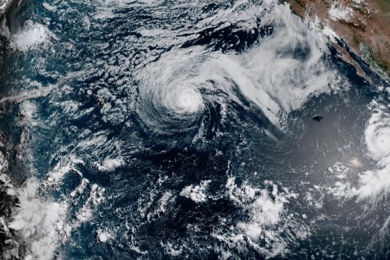 Hurricane Genevieve and Tropical Storm Fausto in the Pacific