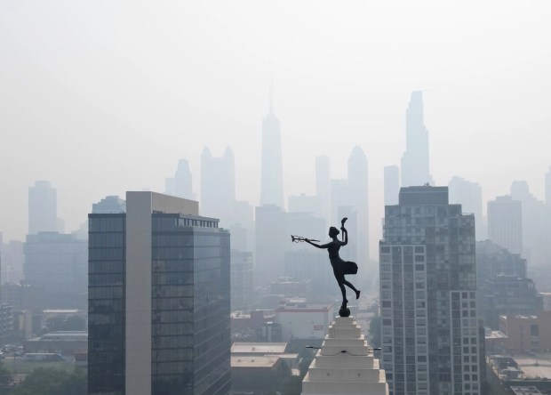 Air Quality in Northwest Indiana Impacted by Wildfire Smoke