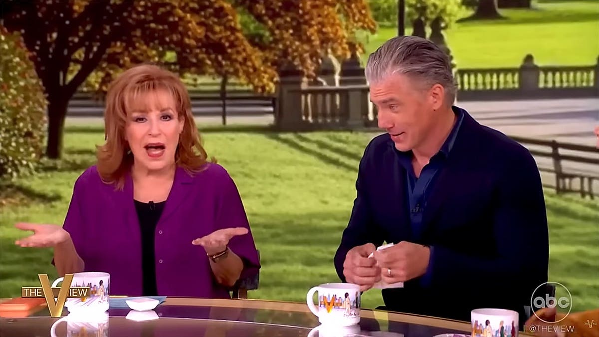 Joy Behar Causes Stir with Anson Mount Kiss on ‘The View’