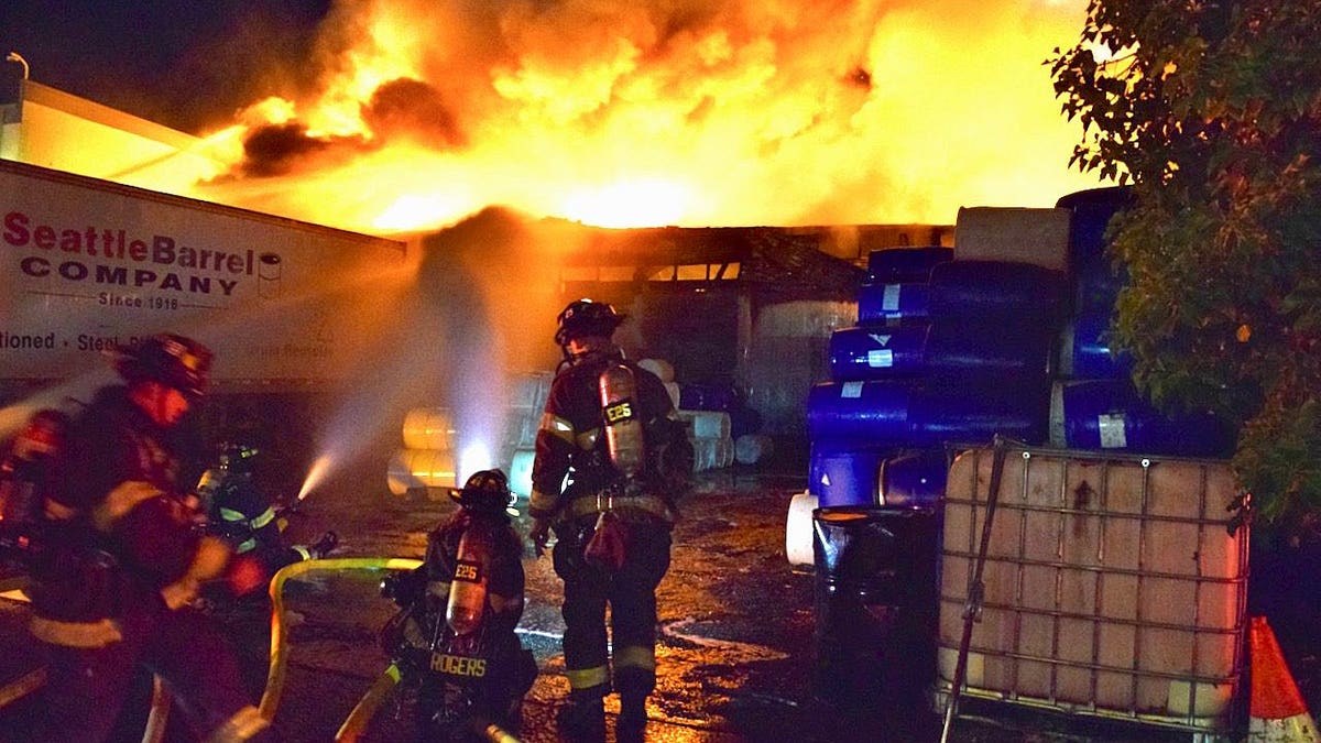 Seattle Firefighters Tackle Major Warehouse Fires