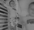 A Mother’s Comfort: Embracing Nighttime Rituals with Her Toddler