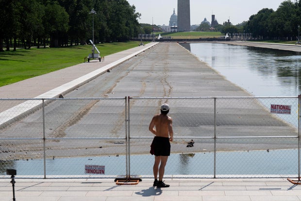 Trump Addresses Lincoln Memorial Reflecting Pool Damage and Repairs