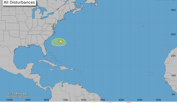 Potential for Tropical Storm Bertha Off U.S. Coast