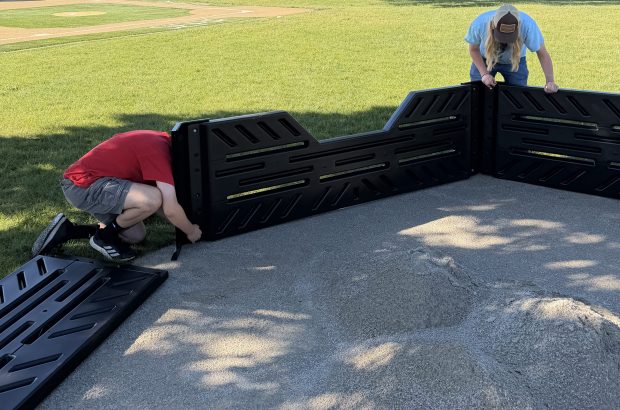 Eugene Dobberfuhl Creates Gaga Ball Pit for Eagle Scout Project