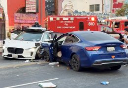 Waymo Car Involved in Los Angeles Collision