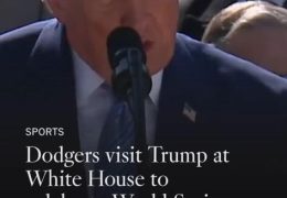 Dodgers Celebrate 2025 World Series Championship at White House