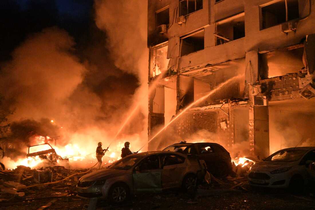 Russia Targets Kyiv with Missile and Drone Attacks