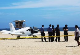Emergency Plane Landing at Huntington State Beach