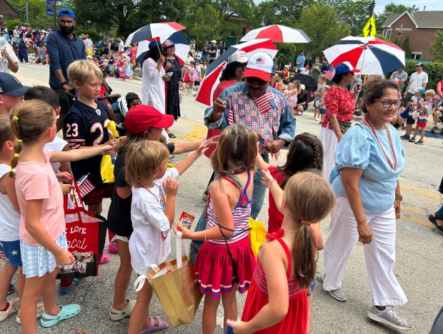 Glenview’s July Fourth Parade Celebrates Amid Stormy Weather