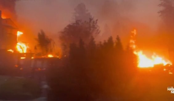 Destructive Blazes Rage in Spokane Area