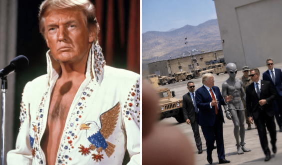 Trump’s Weekend AI Image Posts