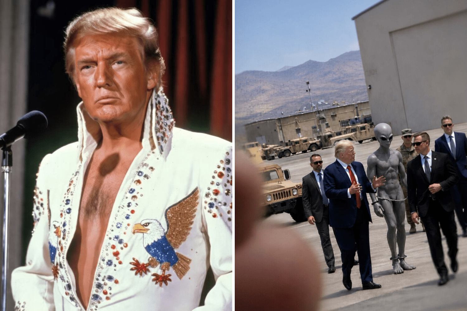 Trump’s Weekend AI Image Posts