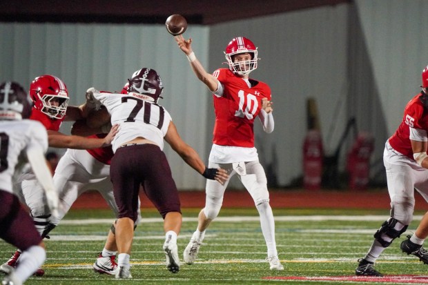 Simon Hayes Shines as Naperville Central’s Starting Quarterback