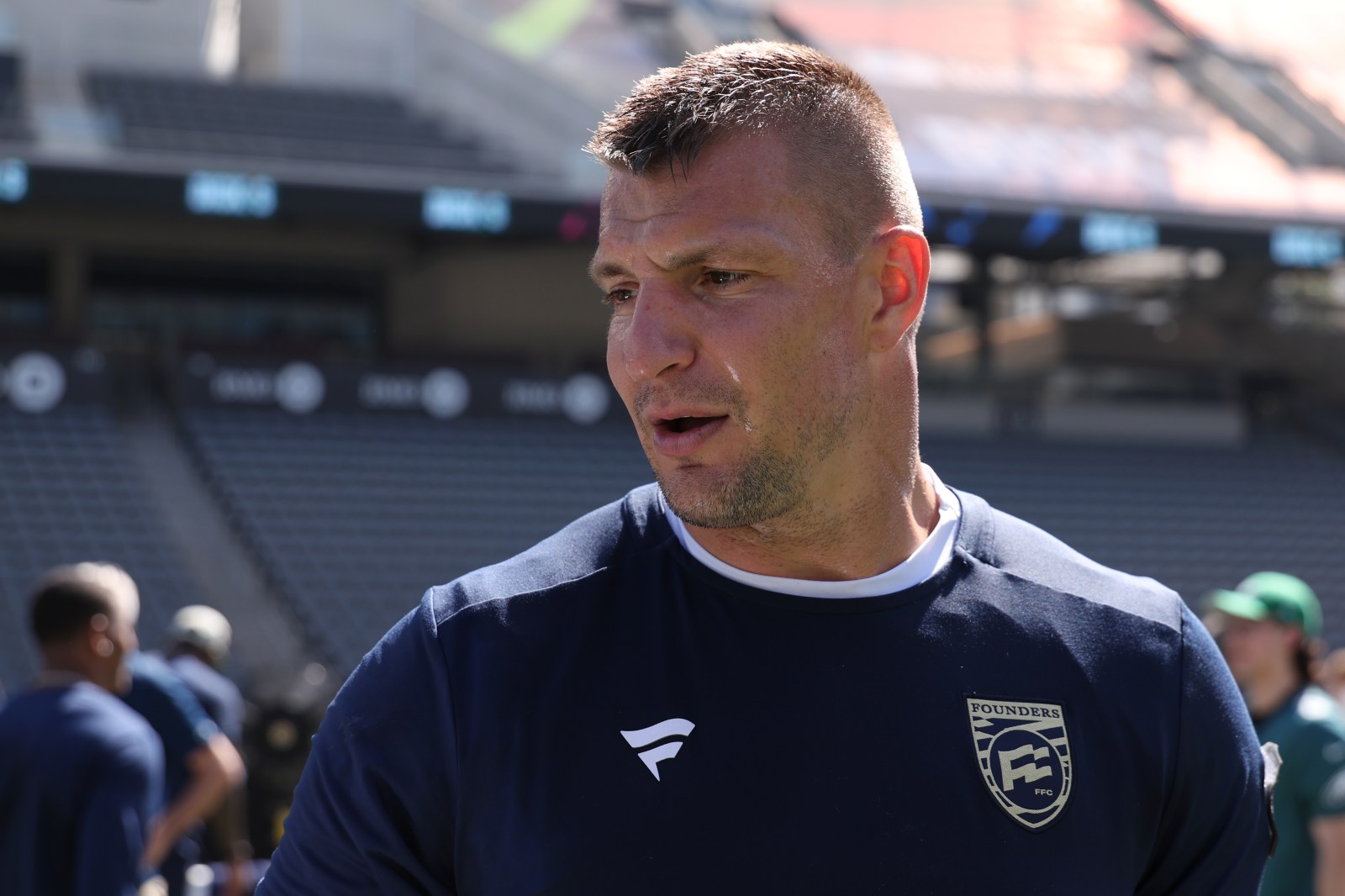 Rob Gronkowski Discusses Drake Maye’s Potential with AJ Brown on the Patriots