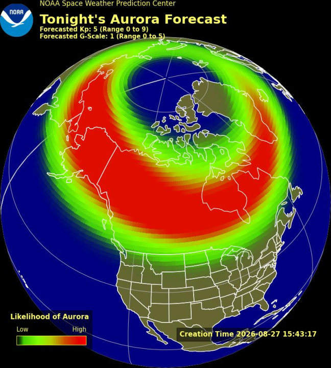Opportunity to Witness Northern Lights Amid Solar Activity