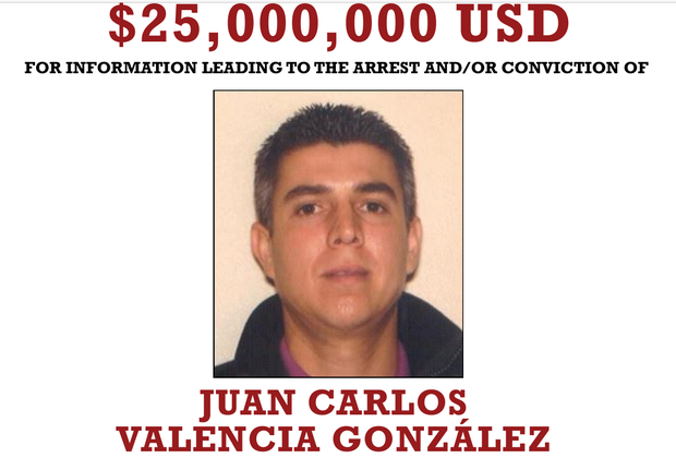 State Department Increases Reward for Cartel Leader Juan Carlos González