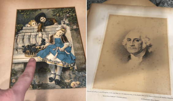 Woman Discovers Civil War Relic Hidden Behind Thrifted Picture Frame
