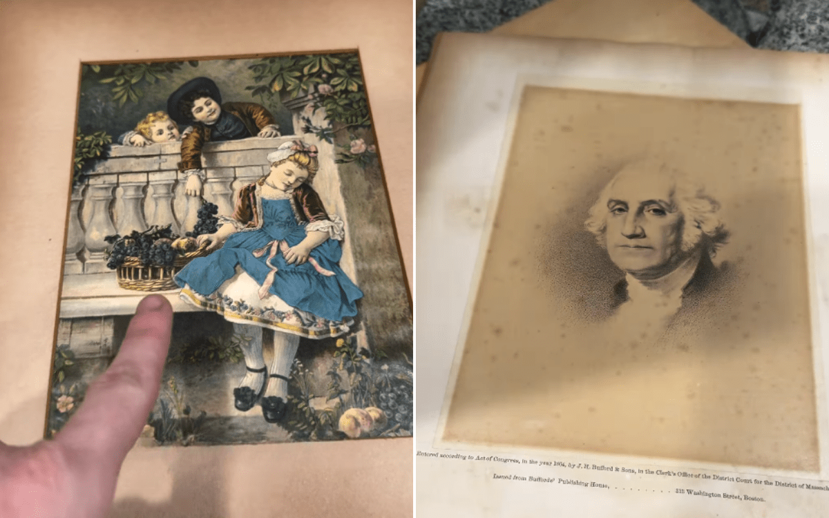Woman Discovers Civil War Relic Hidden Behind Thrifted Picture Frame