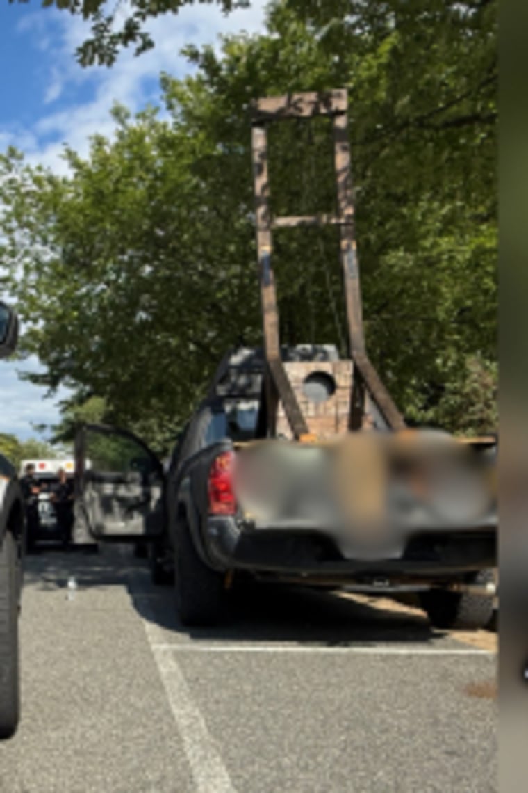 Man Arrested Near U.S. Capitol with Guillotine in Truck