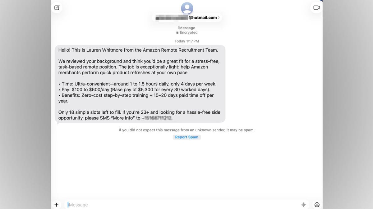 Beware of Amazon Job Scam Offering Remote Work and High Pay