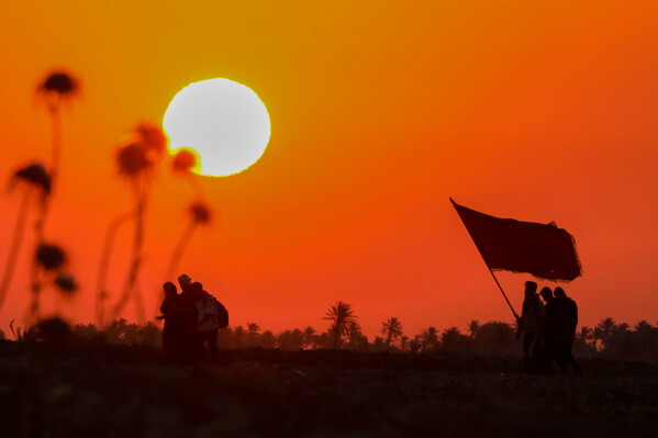 Shiite Pilgrims Journey to Karbala for Arbaeen