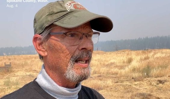 Man Detained After Fire Near Spokane Home
