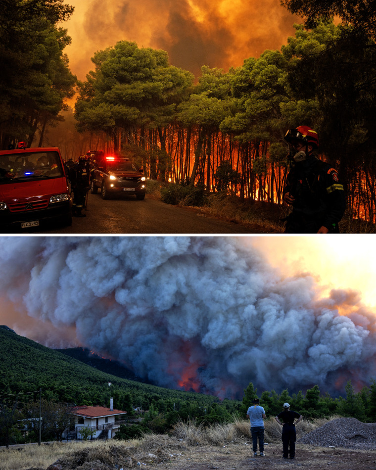 Wildfire Crisis: Greece and France Battle Blazes