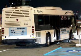 Newark Airport Shuttle Bus Crash Injures 13