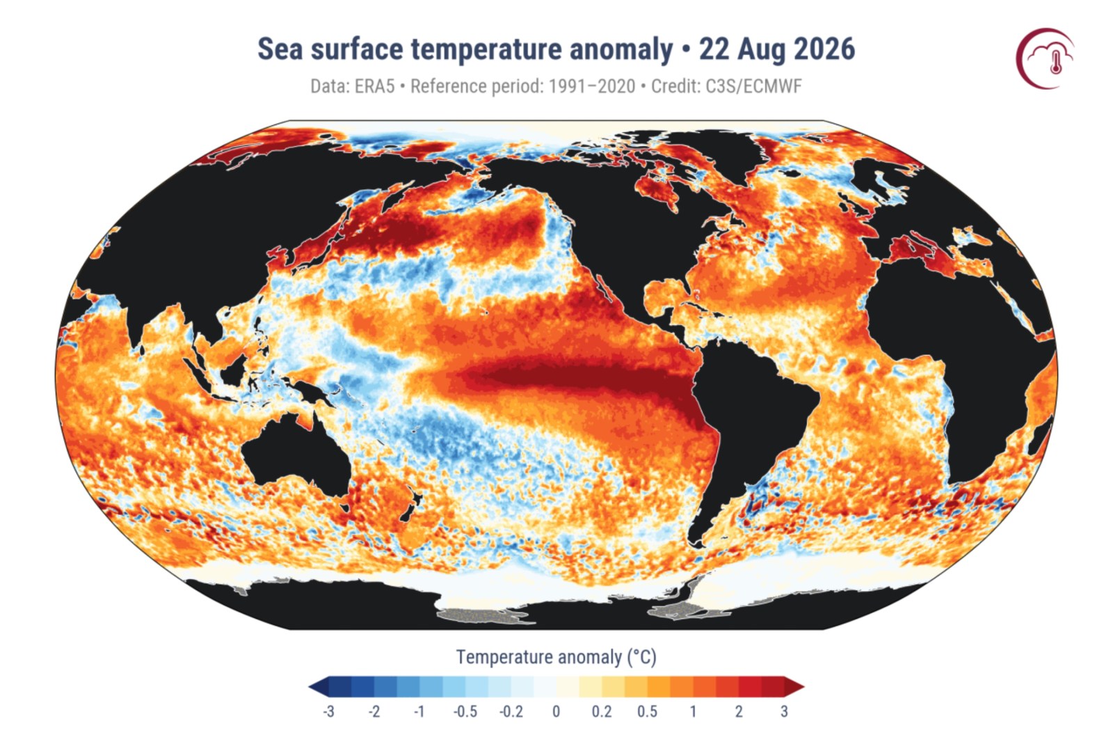 Record High Ocean Temperatures as El Niño Intensifies