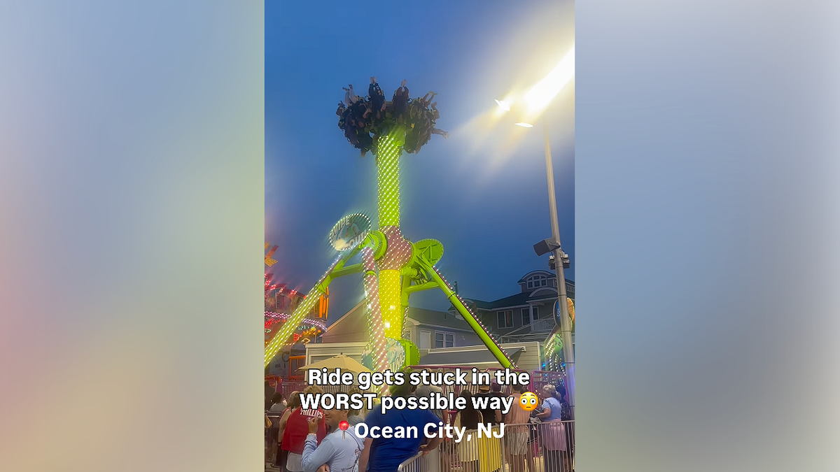 Thrilling Ride at Ocean City Boardwalk Halts Mid-Cycle, Leaves Riders Suspended