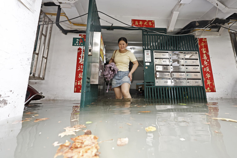 Severe Weather Pummels Eastern China After Typhoon Dolphin