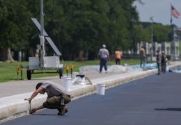 Dispute Over Damage to Lincoln Memorial Reflecting Pool