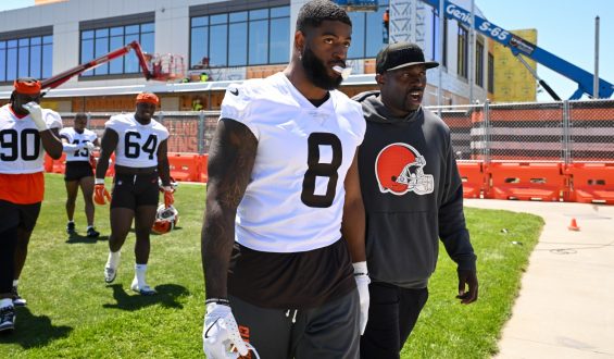 Altercation at Browns Training Camp Involving Jared Verse and Spencer Fano