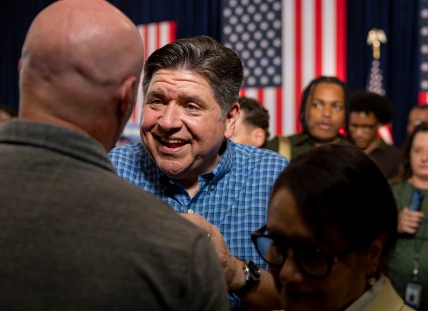 Pritzker Criticizes Trump in Re-election Campaign, Challenges Bailey