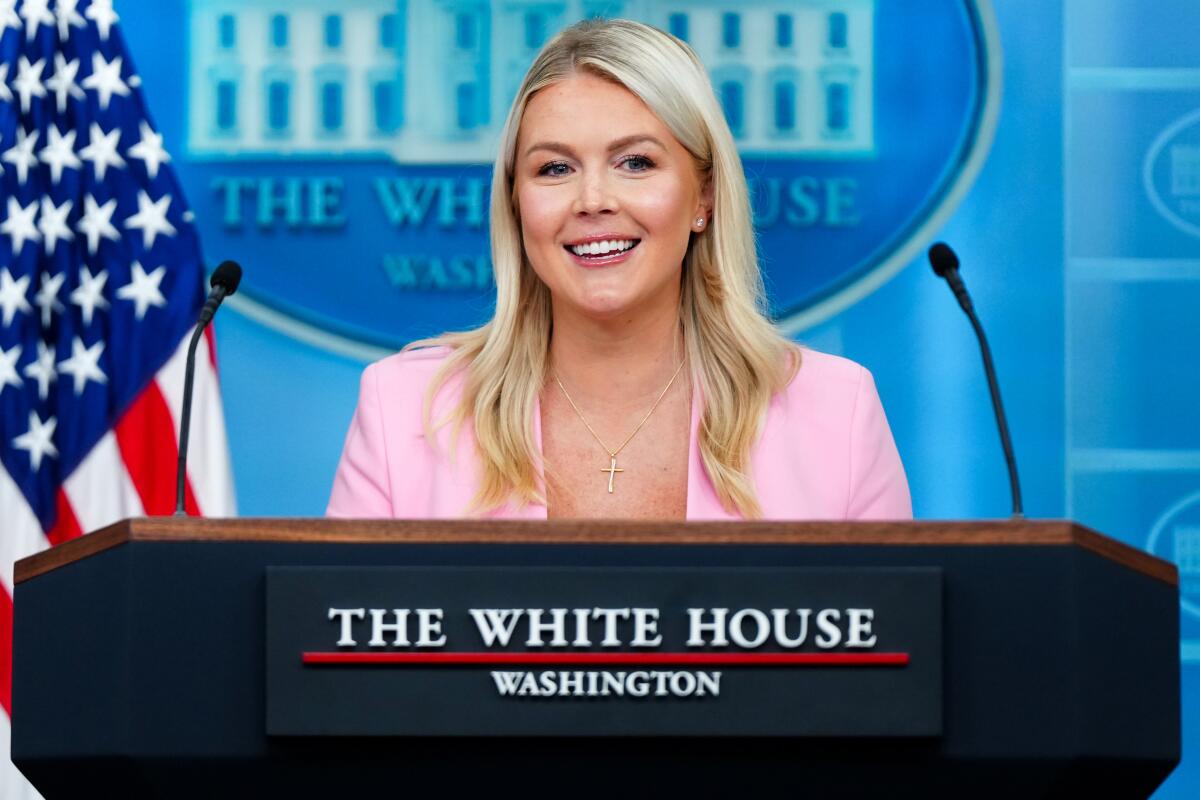 White House Press Secretary Karoline Leavitt to Step Down