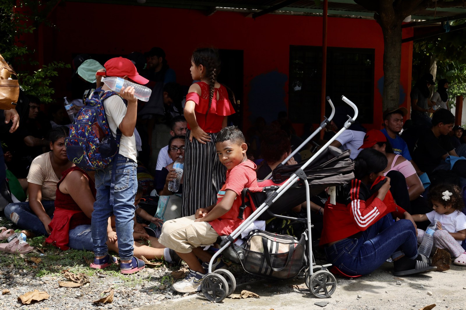 Caravan of Migrants from Honduras Travels North Through Mexico