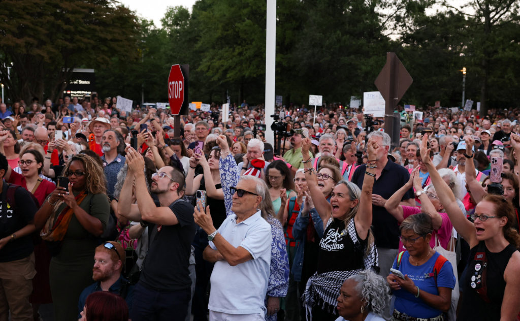 Community Protests Against Closure of Kennedy Center